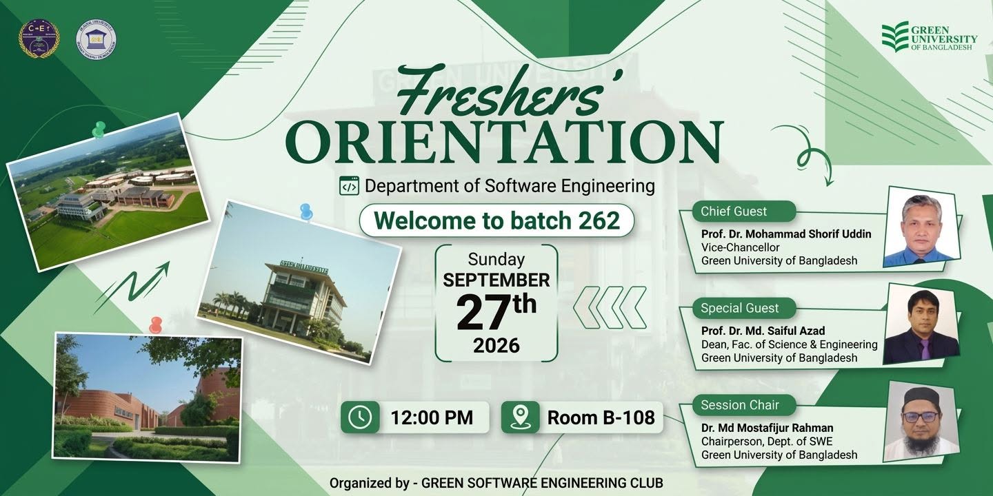 Fresher's Orientation - Fall 2026